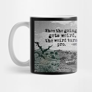 The Weird Turn Pro - Hunter S Thompson Fan Art Mug